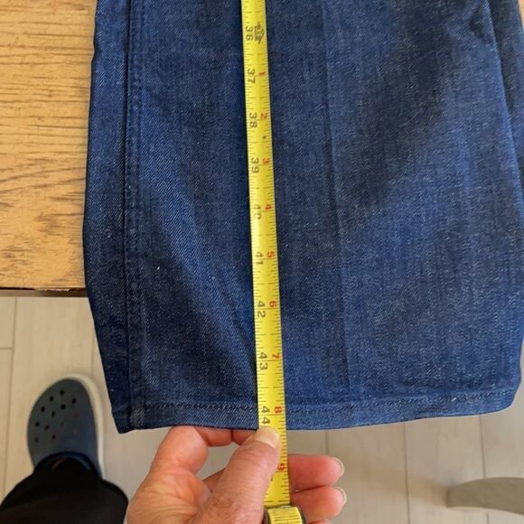 CHARLES PORTER DARK BLUE FLARE BOTTOMS BUN… - Picture 6 of 12